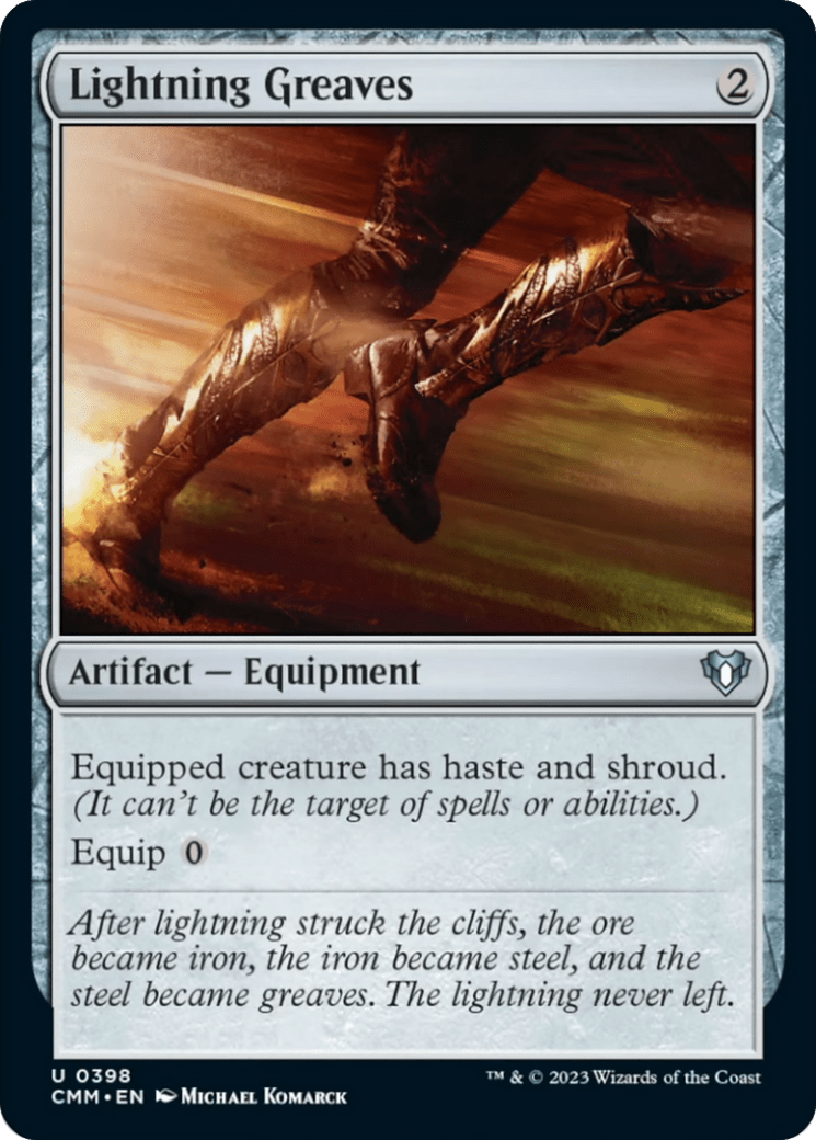 Lightning Greaves [Commander Masters] MTG Single Magic: The Gathering  | Multizone: Comics And Games