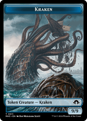 Servo // Kraken Double-Sided Token [Modern Horizons 3 Tokens] MTG Single Magic: The Gathering  | Multizone: Comics And Games