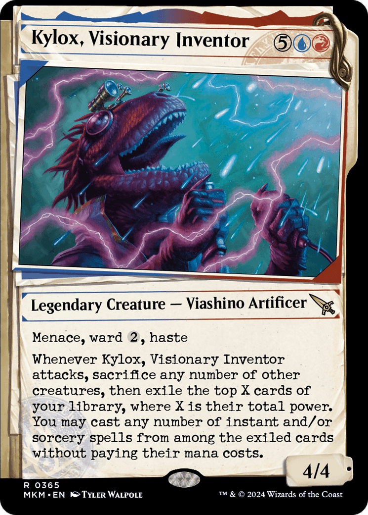 Kylox, Visionary Inventor (Showcase) [Murders at Karlov Manor] MTG Single Magic: The Gathering  | Multizone: Comics And Games