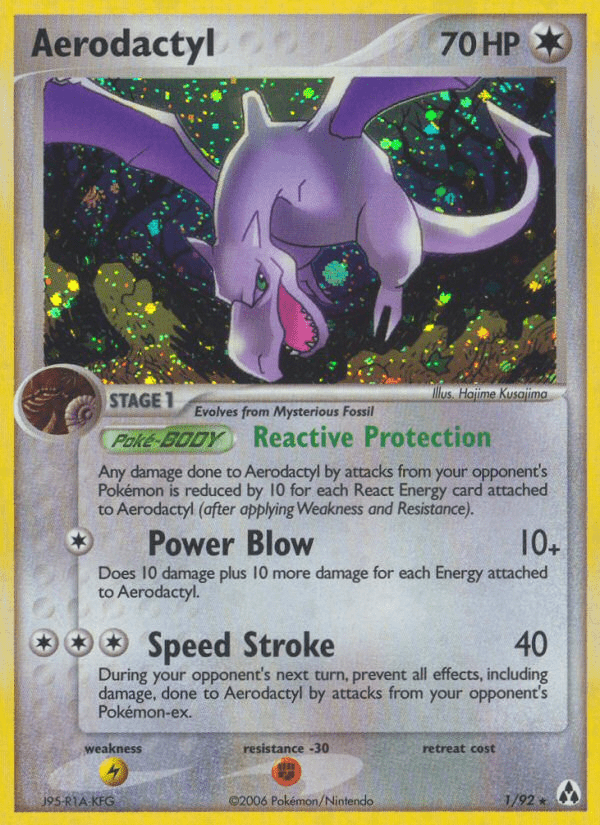 Aerodactyl (1/92) [EX: Legend Maker] Pokemon Single Pokémon  | Multizone: Comics And Games