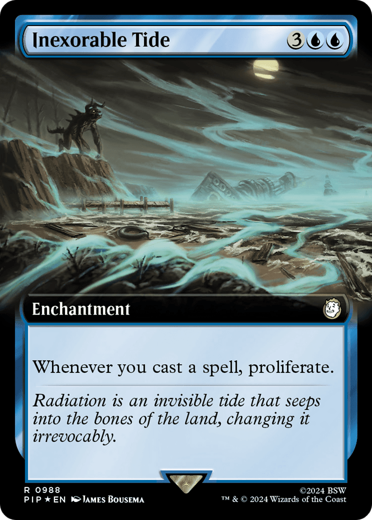 Inexorable Tide (Extended Art) (Surge Foil) [Fallout] MTG Single Magic: The Gathering  | Multizone: Comics And Games