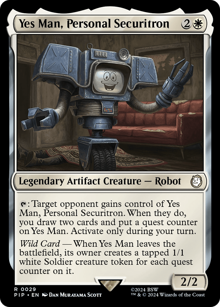 Yes Man, Personal Securitron [Fallout] MTG Single Magic: The Gathering  | Multizone: Comics And Games