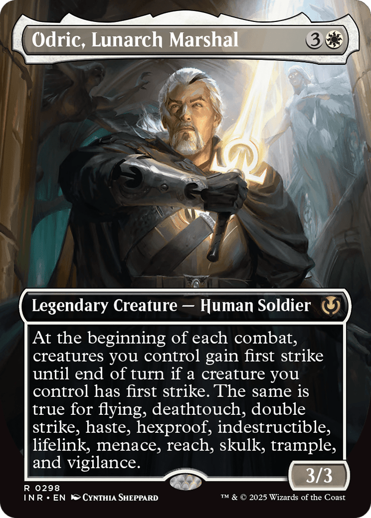 Odric, Lunarch Marshal (Borderless) [Innistrad Remastered] MTG Single Magic: The Gathering  | Multizone: Comics And Games