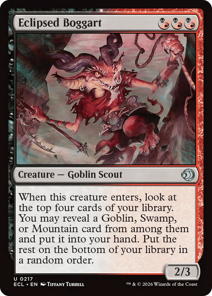 Eclipsed Boggart [Lorwyn Eclipsed] MTG Single Magic: The Gathering  | Multizone: Comics And Games