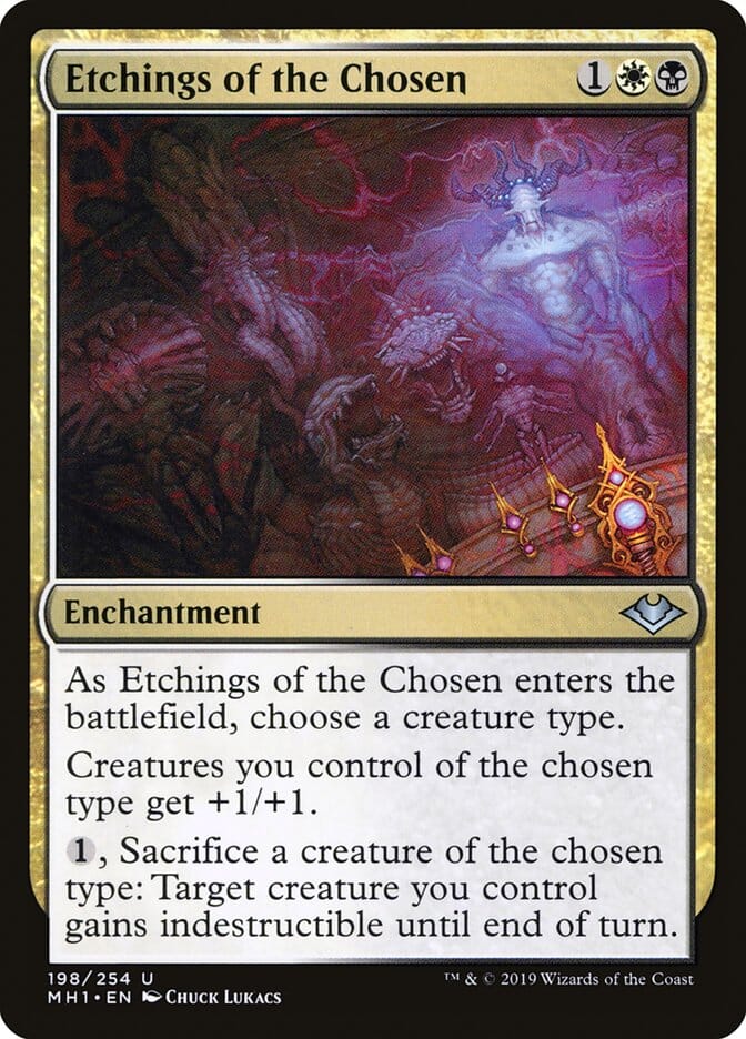 Etchings of the Chosen [Modern Horizons] MTG Single Magic: The Gathering  | Multizone: Comics And Games