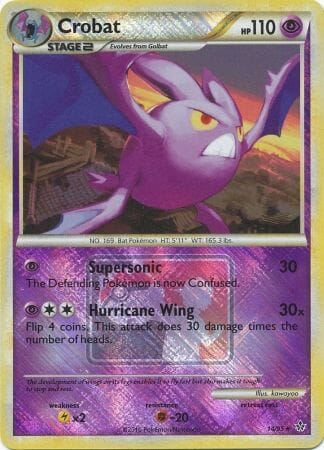 Crobat (14/95) (League Promo) [HeartGold & SoulSilver: Unleashed] Pokemon Single Pokémon  | Multizone: Comics And Games