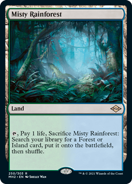Misty Rainforest [Modern Horizons 2] MTG Single Magic: The Gathering  | Multizone: Comics And Games