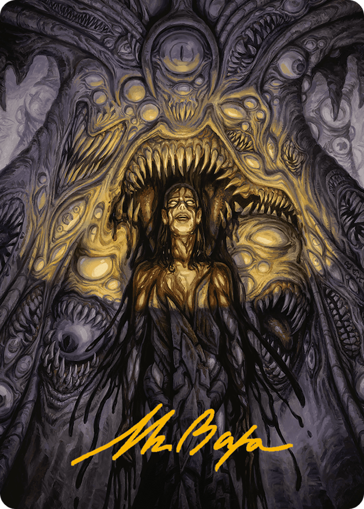 Chthonian Nightmare Art Card (Gold-Stamped Signature) [Modern Horizons 3 Art Series] MTG Single Magic: The Gathering  | Multizone: Comics And Games