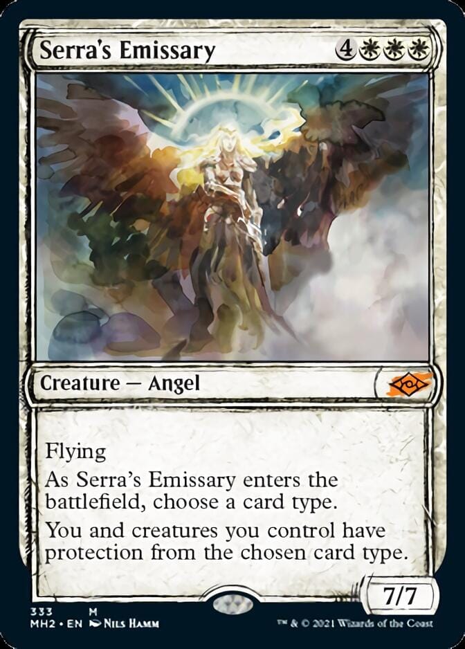 Serra's Emissary (Sketch) [Modern Horizons 2] MTG Single Magic: The Gathering  | Multizone: Comics And Games
