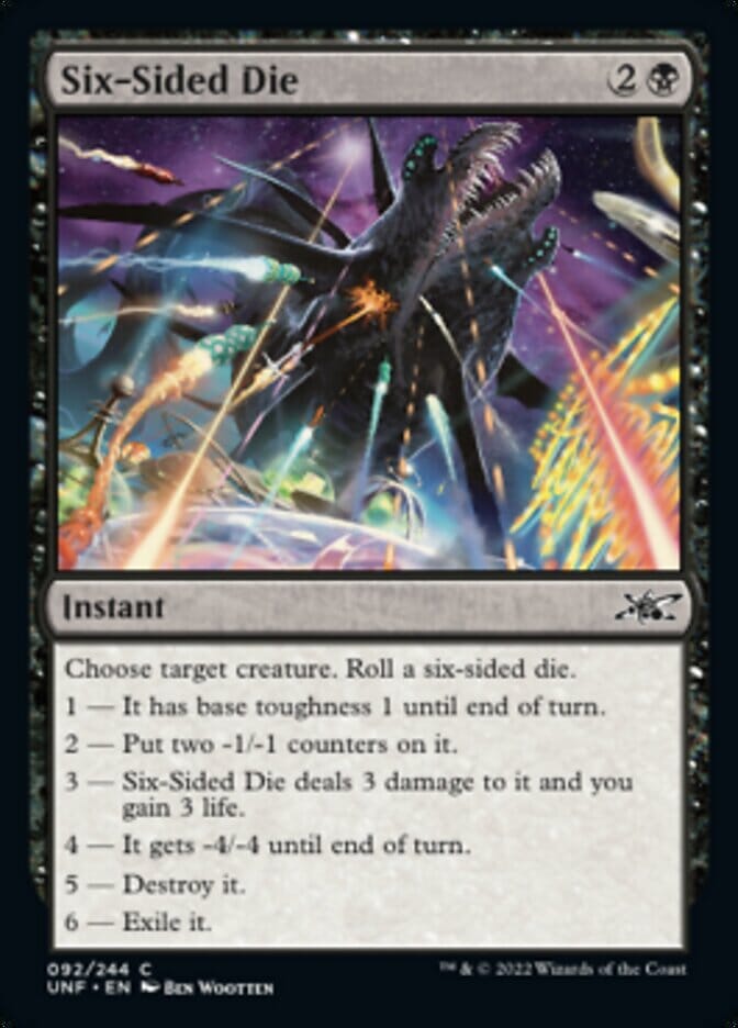 Six-Sided Die [Unfinity] MTG Single Magic: The Gathering  | Multizone: Comics And Games