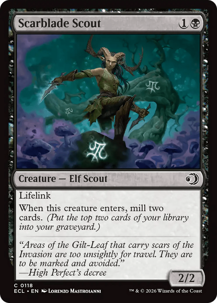 Scarblade Scout [Lorwyn Eclipsed] MTG Single Magic: The Gathering  | Multizone: Comics And Games