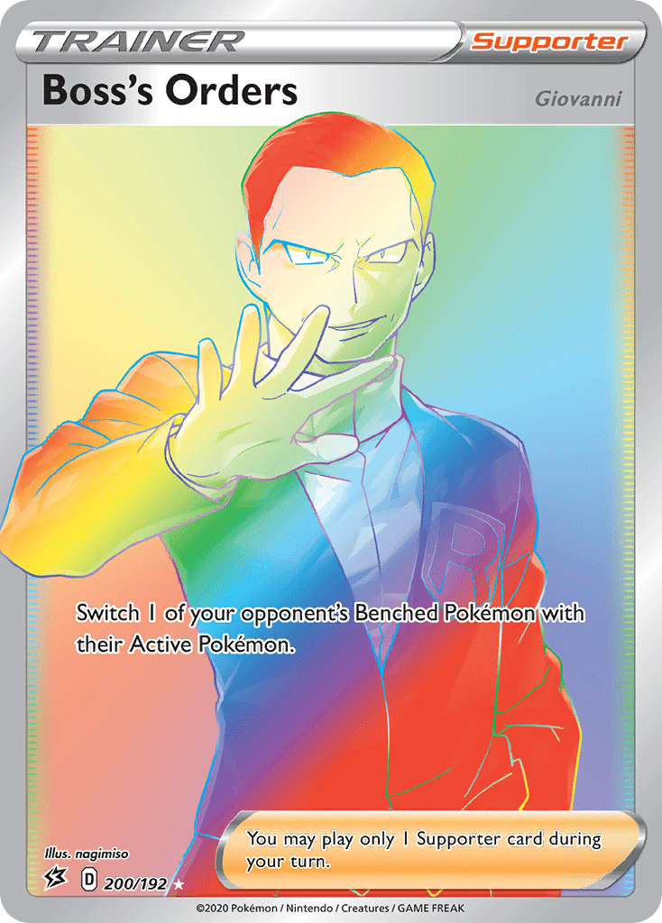 Boss's Orders (200/192) [Sword & Shield: Rebel Clash] Pokemon Single Pokémon  | Multizone: Comics And Games