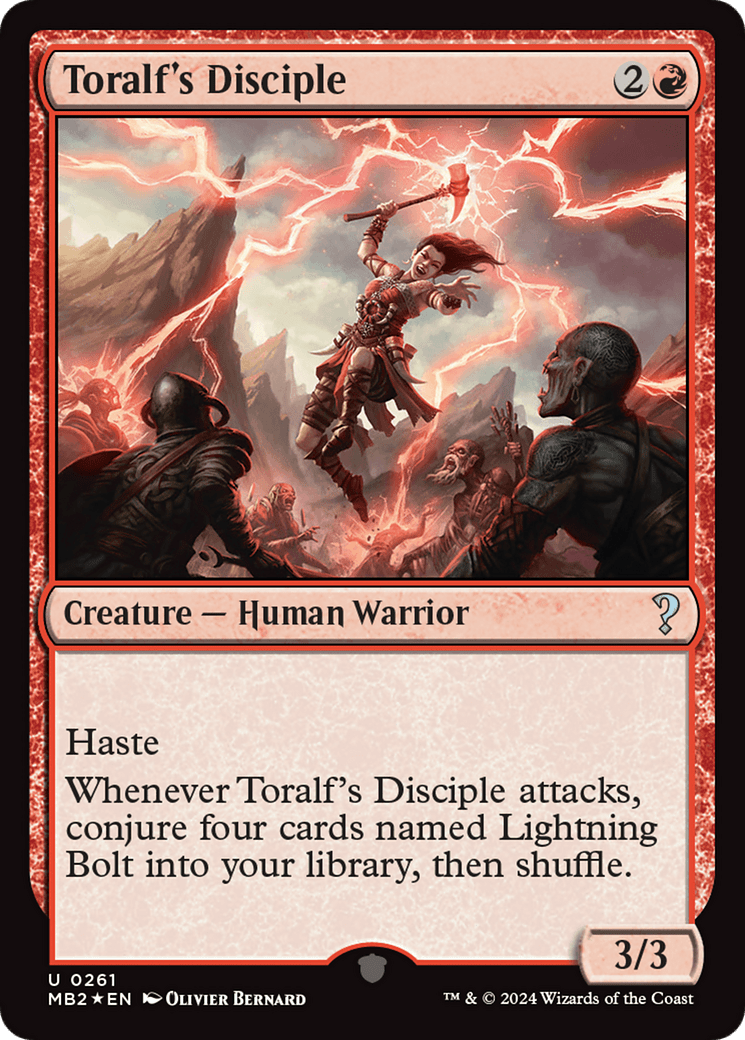Toralf's Disciple [Mystery Booster 2] MTG Single Magic: The Gathering  | Multizone: Comics And Games