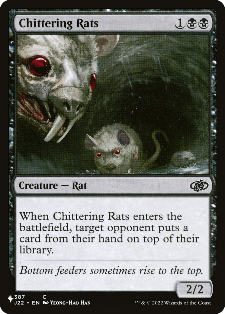 Chittering Rats [The List] MTG Single Magic: The Gathering  | Multizone: Comics And Games