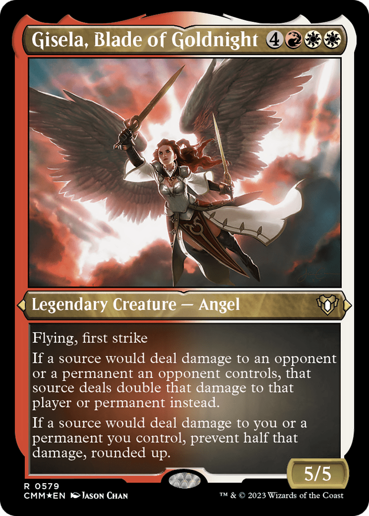 Gisela, Blade of Goldnight (Foil Etched) [Commander Masters] MTG Single Magic: The Gathering  | Multizone: Comics And Games