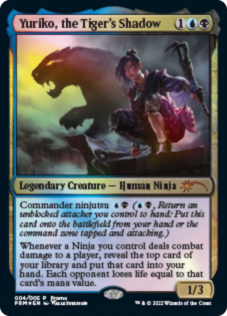 Yuriko, the Tiger's Shadow [Year of the Tiger 2022] MTG Single Magic: The Gathering  | Multizone: Comics And Games