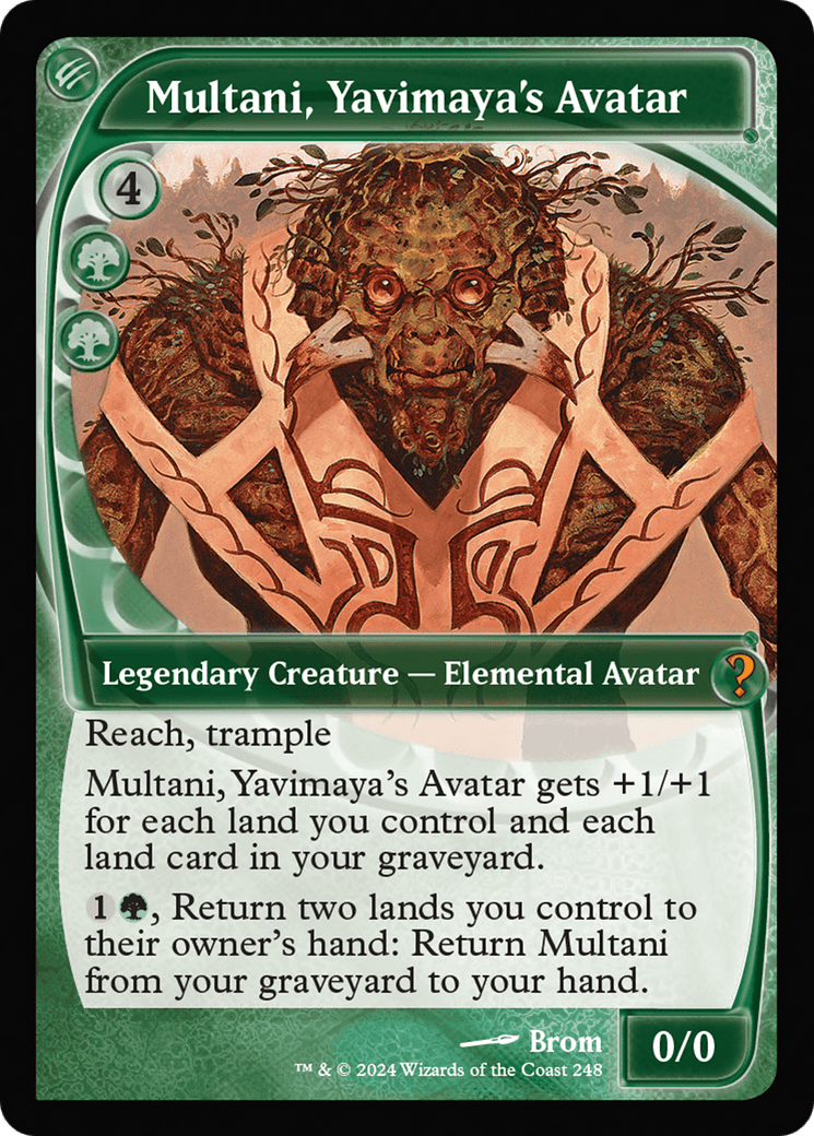 Multani, Yavimaya's Avatar (Future Sight) [Mystery Booster 2] MTG Single Magic: The Gathering  | Multizone: Comics And Games