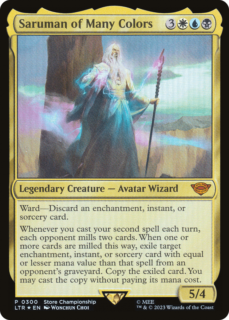 Saruman of Many Colors (Winner) [Store Championships 2023] MTG Single Magic: The Gathering  | Multizone: Comics And Games
