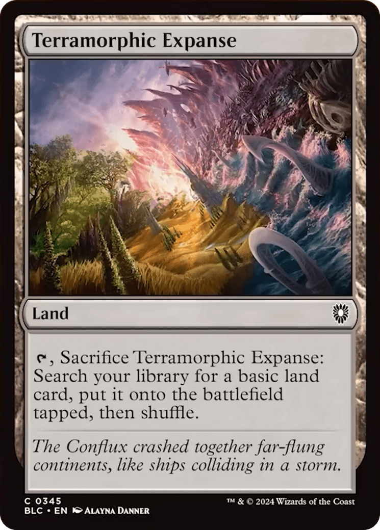 Terramorphic Expanse [Bloomburrow Commander] MTG Single Magic: The Gathering  | Multizone: Comics And Games