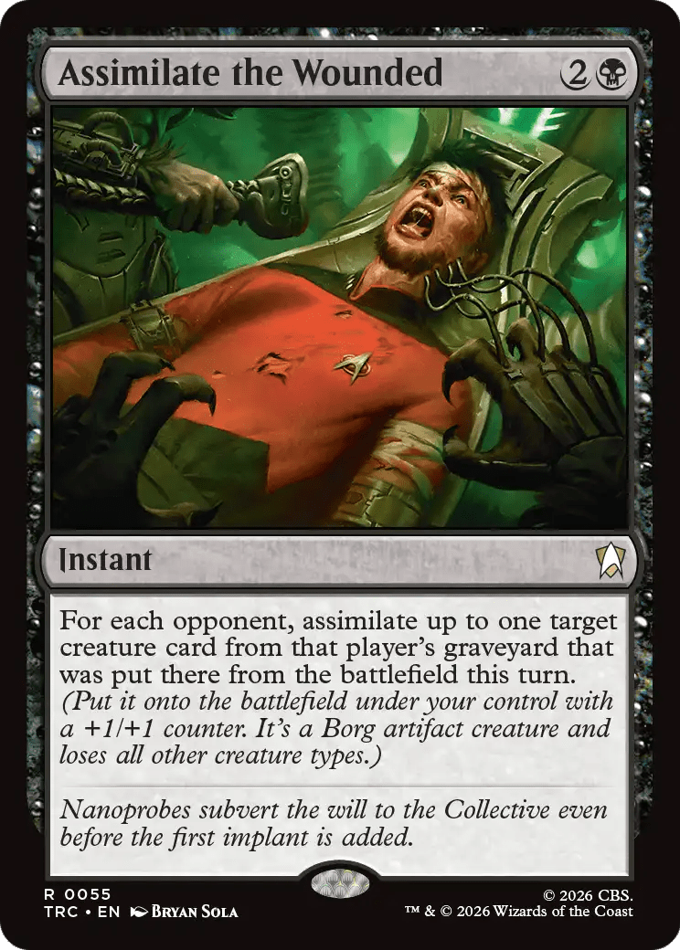 Assimilate the Wounded [Star Trek Commander] MTG Single Magic: The Gathering  | Multizone: Comics And Games
