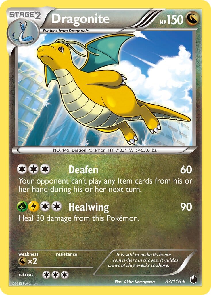 Dragonite (83/116) (Cosmos Holo) (Blister Exclusive) [Black & White: Plasma Freeze] Pokemon Single Pokémon  | Multizone: Comics And Games