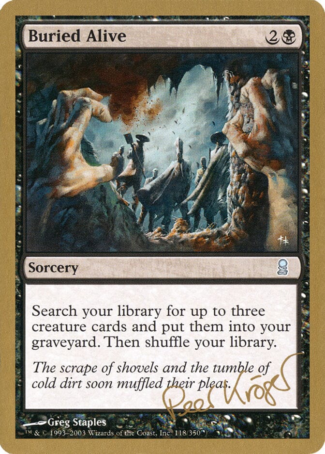 Buried Alive (Peer Kroger) [World Championship Decks 2003] MTG Single Magic: The Gathering  | Multizone: Comics And Games