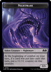 Nightmare // Food (0011) Double-Sided Token [Wilds of Eldraine Tokens] MTG Single Magic: The Gathering  | Multizone: Comics And Games