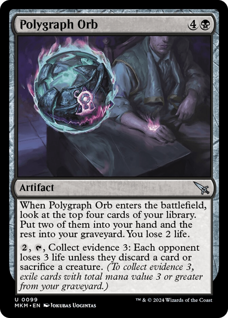 Polygraph Orb [Murders at Karlov Manor] MTG Single Magic: The Gathering  | Multizone: Comics And Games