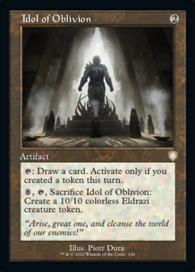Idol of Oblivion (Retro) [The Brothers' War Commander] MTG Single Magic: The Gathering  | Multizone: Comics And Games