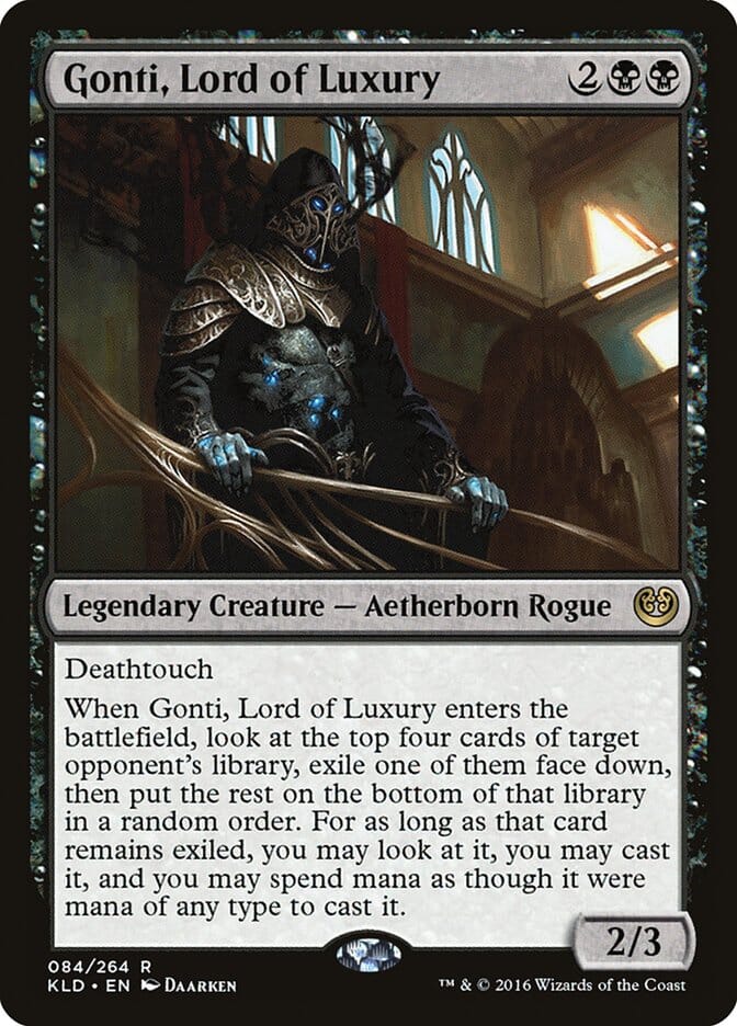 Gonti, Lord of Luxury [Kaladesh] MTG Single Magic: The Gathering  | Multizone: Comics And Games