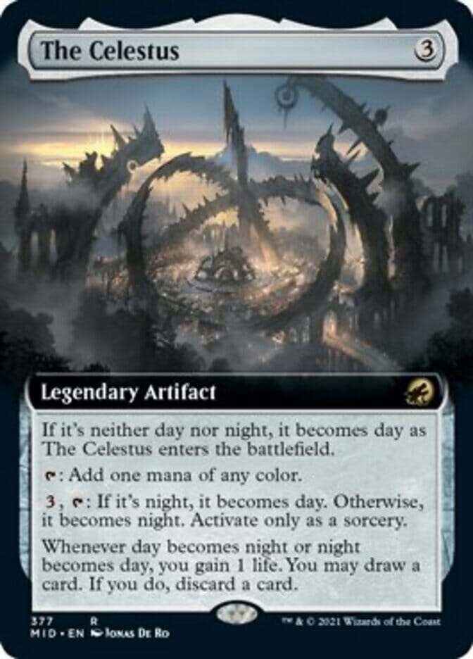 The Celestus (Extended Art) [Innistrad: Midnight Hunt] MTG Single Magic: The Gathering  | Multizone: Comics And Games