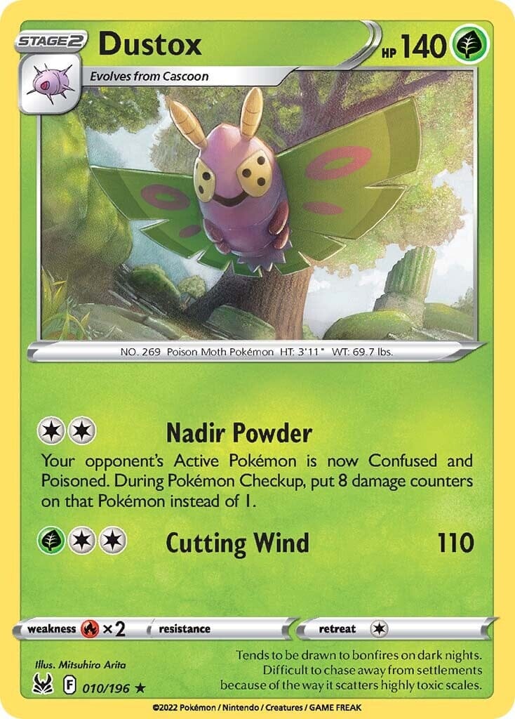 Dustox (010/196) [Sword & Shield: Lost Origin] Pokemon Single Pokémon  | Multizone: Comics And Games
