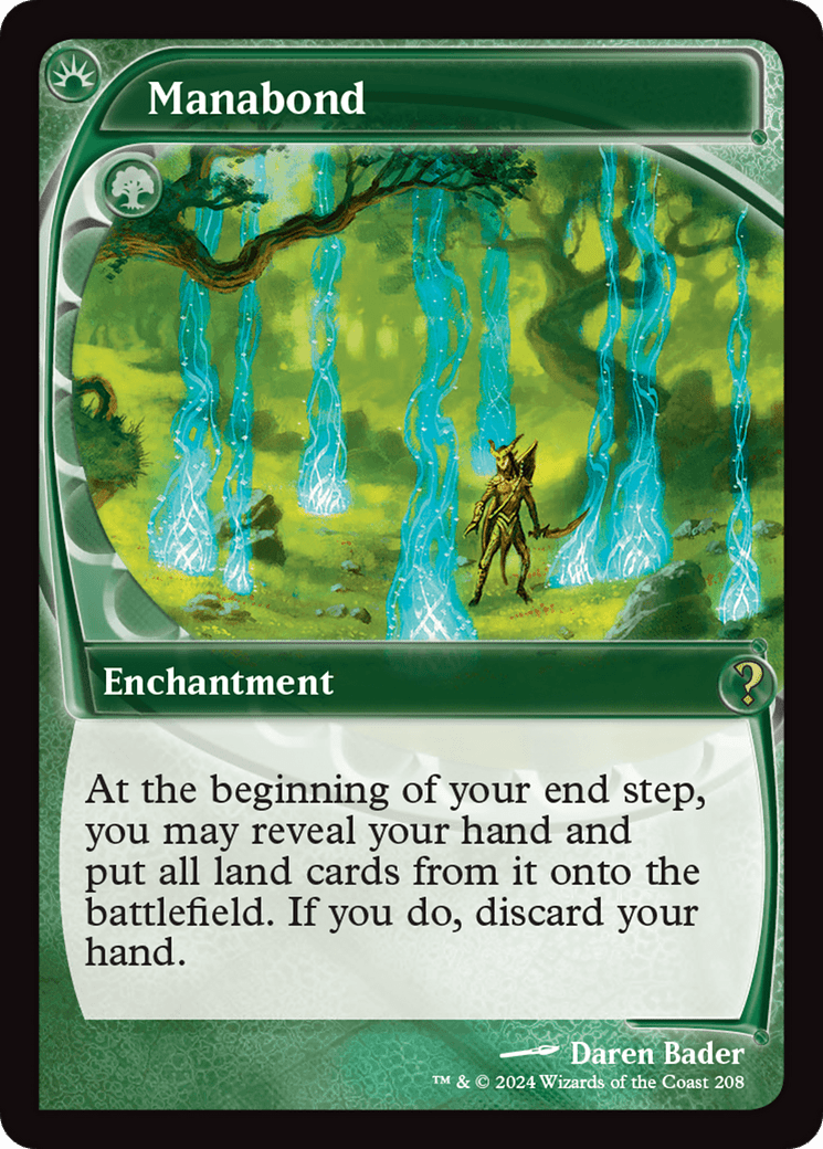 Manabond (Future Sight) [Mystery Booster 2] MTG Single Magic: The Gathering  | Multizone: Comics And Games