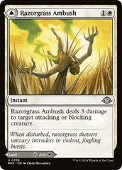 Razorgrass Ambush // Razorgrass Field [Modern Horizons 3] MTG Single Magic: The Gathering  | Multizone: Comics And Games