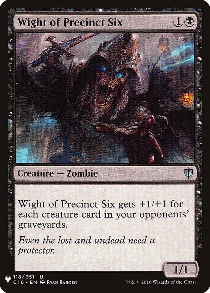 Wight of Precinct Six [Mystery Booster] MTG Single Magic: The Gathering  | Multizone: Comics And Games
