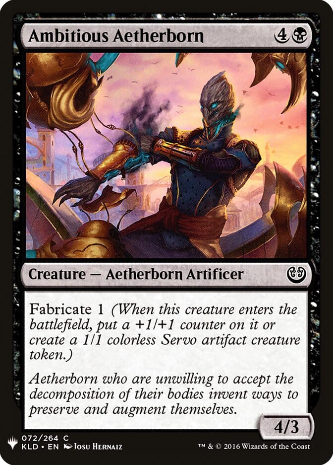 Ambitious Aetherborn [Mystery Booster] MTG Single Magic: The Gathering  | Multizone: Comics And Games