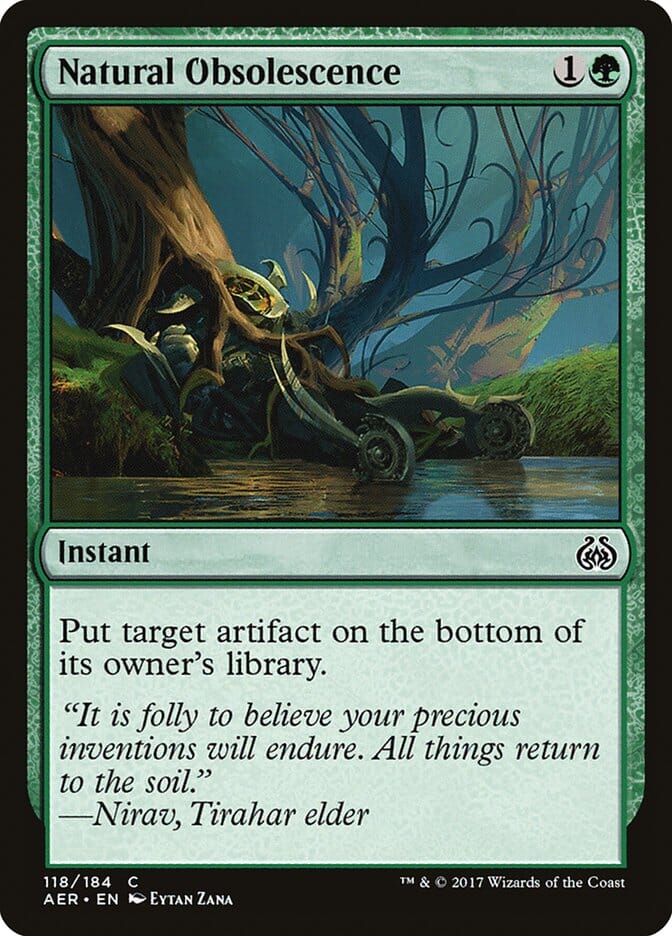 Natural Obsolescence [Aether Revolt] MTG Single Magic: The Gathering  | Multizone: Comics And Games