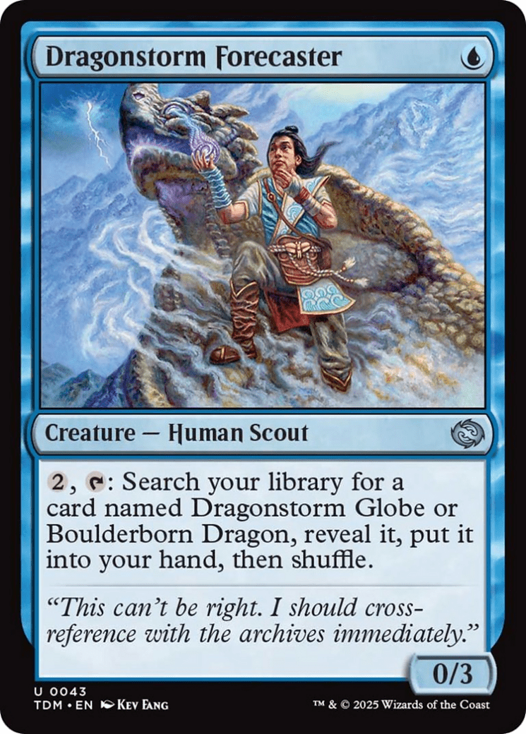 Dragonstorm Forecaster [Tarkir: Dragonstorm] MTG Single Magic: The Gathering  | Multizone: Comics And Games