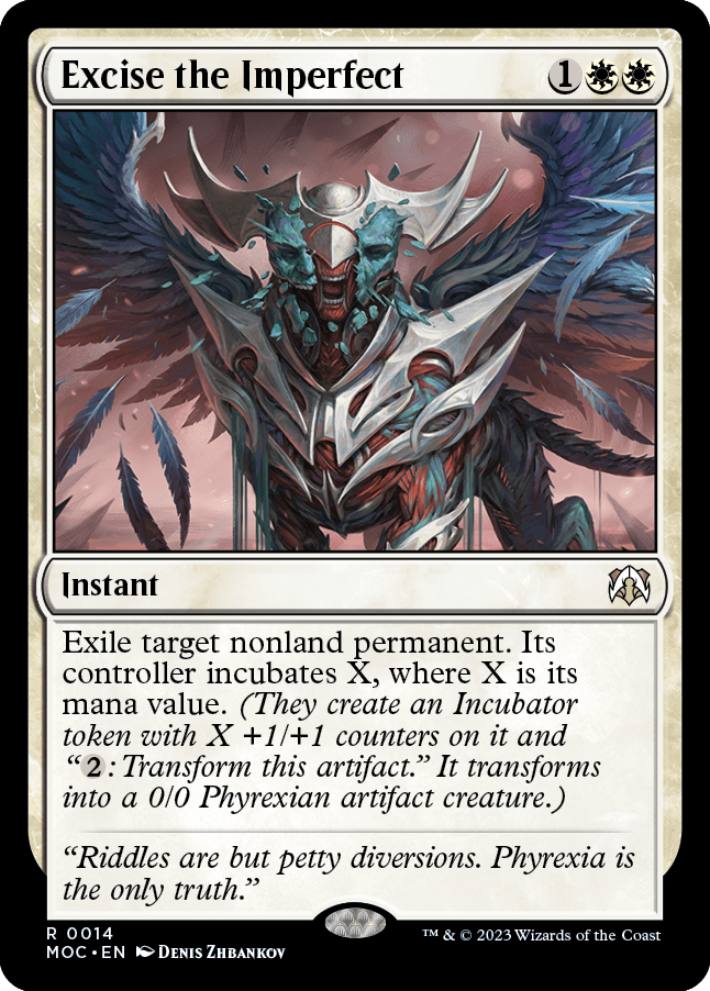 Excise the Imperfect [March of the Machine Commander] MTG Single Magic: The Gathering  | Multizone: Comics And Games