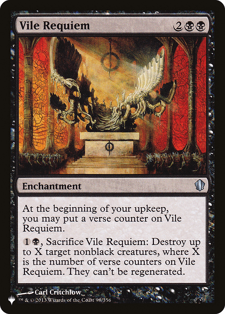 Vile Requiem [The List] MTG Single Magic: The Gathering  | Multizone: Comics And Games