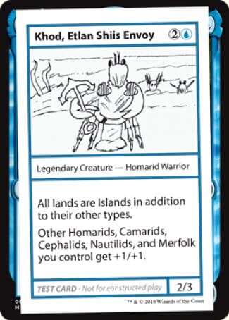 Khod, Etlan Shiis Envoy (2021 Edition) [Mystery Booster Playtest Cards] MTG Single Magic: The Gathering  | Multizone: Comics And Games