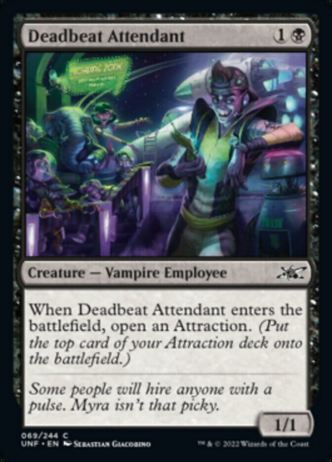 Deadbeat Attendant [Unfinity] MTG Single Magic: The Gathering  | Multizone: Comics And Games
