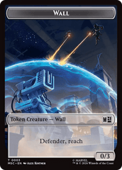 Copy (001) // Wall (003) Double-Sided Token [Marvel Super Heroes Commander Tokens] MTG Single Magic: The Gathering  | Multizone: Comics And Games