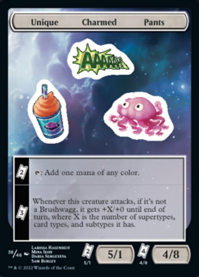 Unique Charmed Pants [Unfinity Stickers] MTG Single Magic: The Gathering  | Multizone: Comics And Games