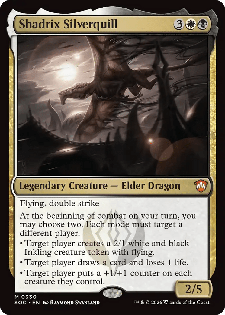 Shadrix Silverquill [Secrets of Strixhaven Commander] MTG Single Magic: The Gathering  | Multizone: Comics And Games