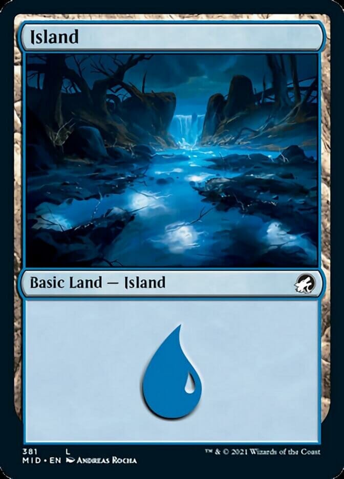 Island (381) [Innistrad: Midnight Hunt] MTG Single Magic: The Gathering  | Multizone: Comics And Games