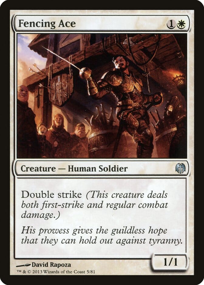 Fencing Ace [Duel Decks: Heroes vs. Monsters] MTG Single Magic: The Gathering  | Multizone: Comics And Games