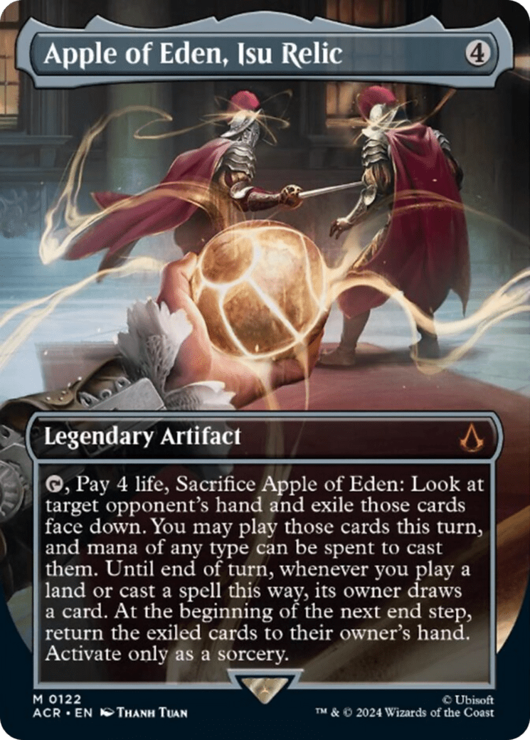 Apple of Eden, Isu Relic (Borderless) [Assassin's Creed] MTG Single Magic: The Gathering  | Multizone: Comics And Games