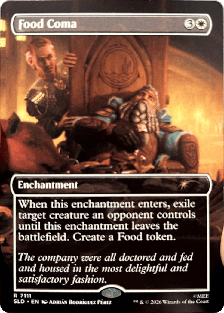 Food Coma [Secret Lair Drop Series] MTG Single Magic: The Gathering  | Multizone: Comics And Games
