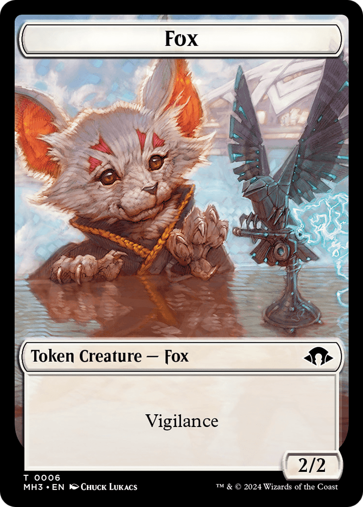 Fox Token [Modern Horizons 3 Tokens] MTG Single Magic: The Gathering  | Multizone: Comics And Games